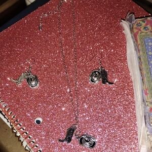 Silver Western Necklace and Earring Set